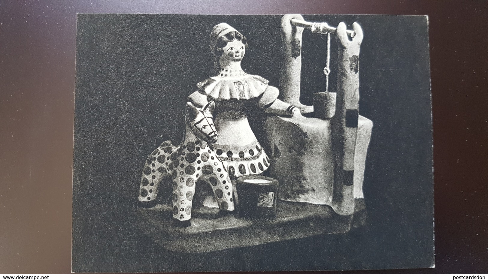 Clay Toys From Kirov - Ocarina Horse - OLD  Postcard 1957 - Jeux Et Jouets