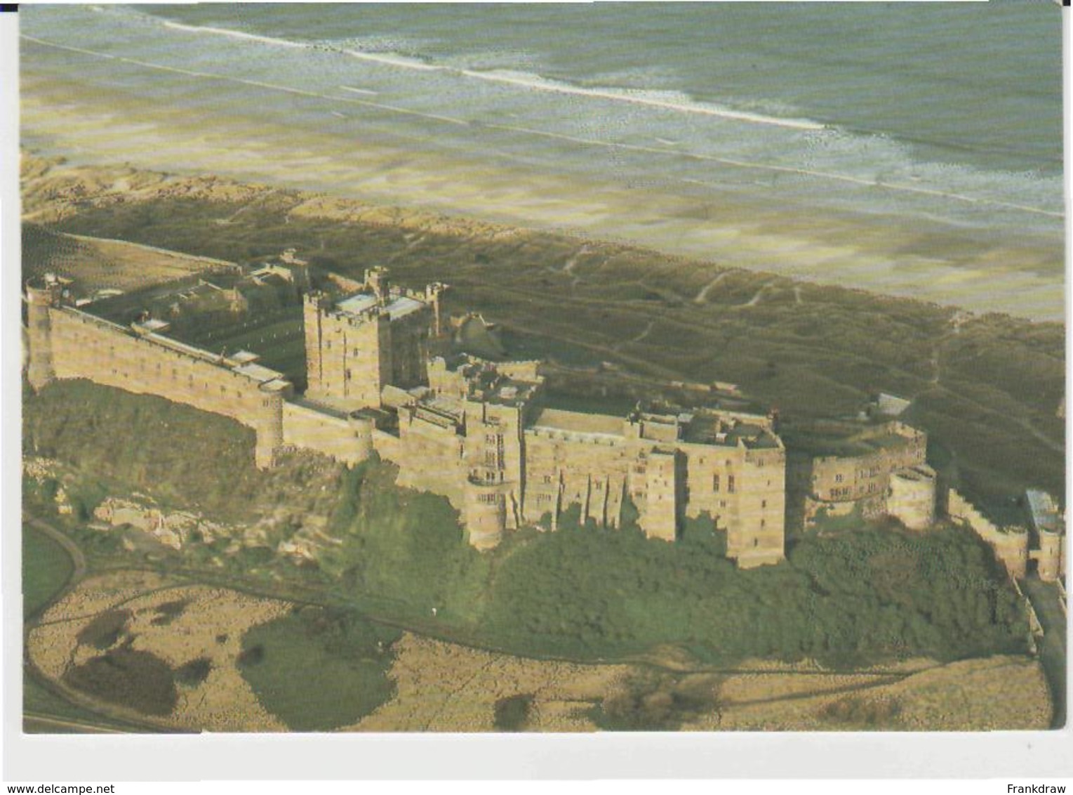 Postcard - Aerial View Of Bamburgh Castle, Northumberland - Unused Very Good - Unclassified