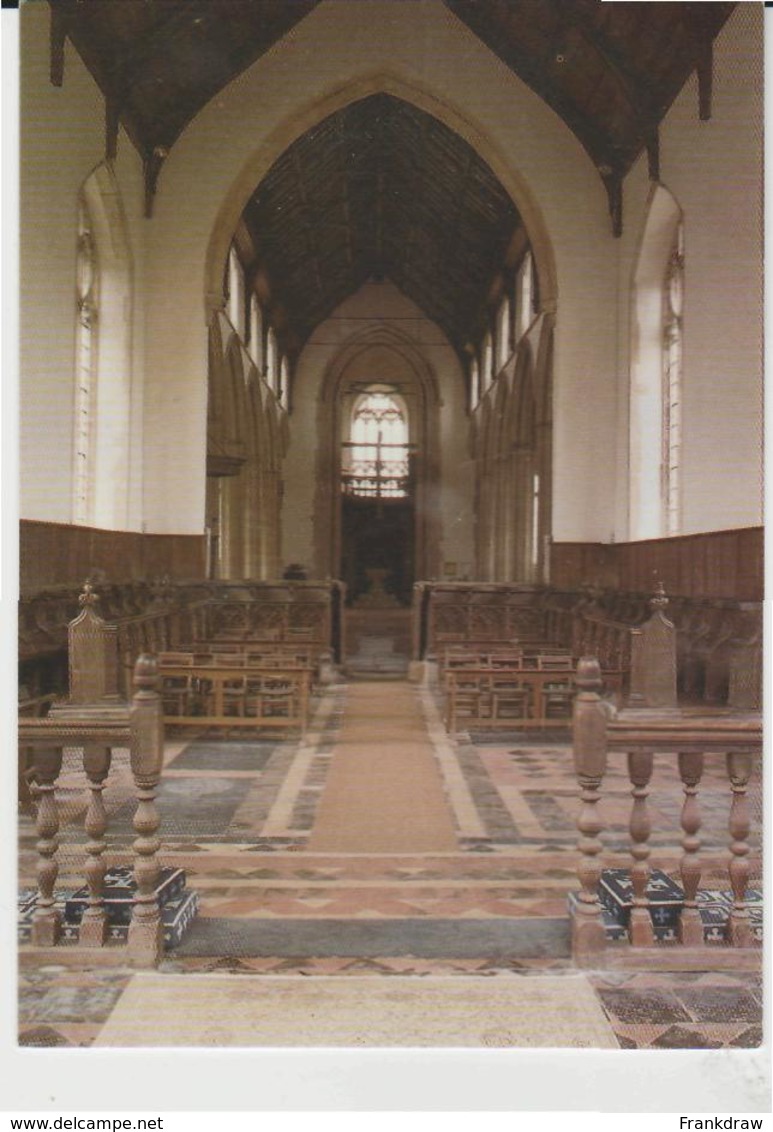 Postcard - Churches - St.Peter And St.Paul, Salle, Looking West. Norfolk - Unused Very Good - Unclassified