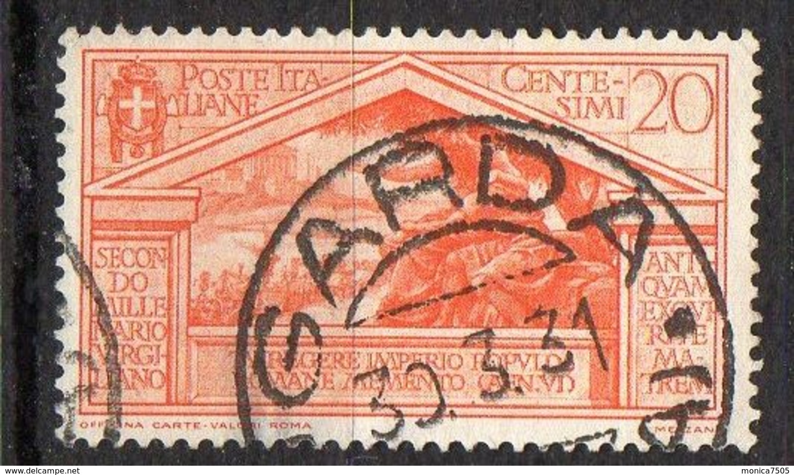 ITALIE ( POSTE ) : Y&T N° 264  TIMBRE  BIEN  OBLITERE , A  VOIR . - Used