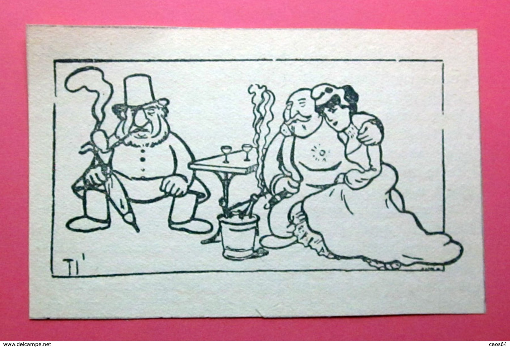 CARTOON IMMAGINE DA CARTACEO D'EPOCA PICTURE OF VINTAGE PAPER - Altri & Non Classificati