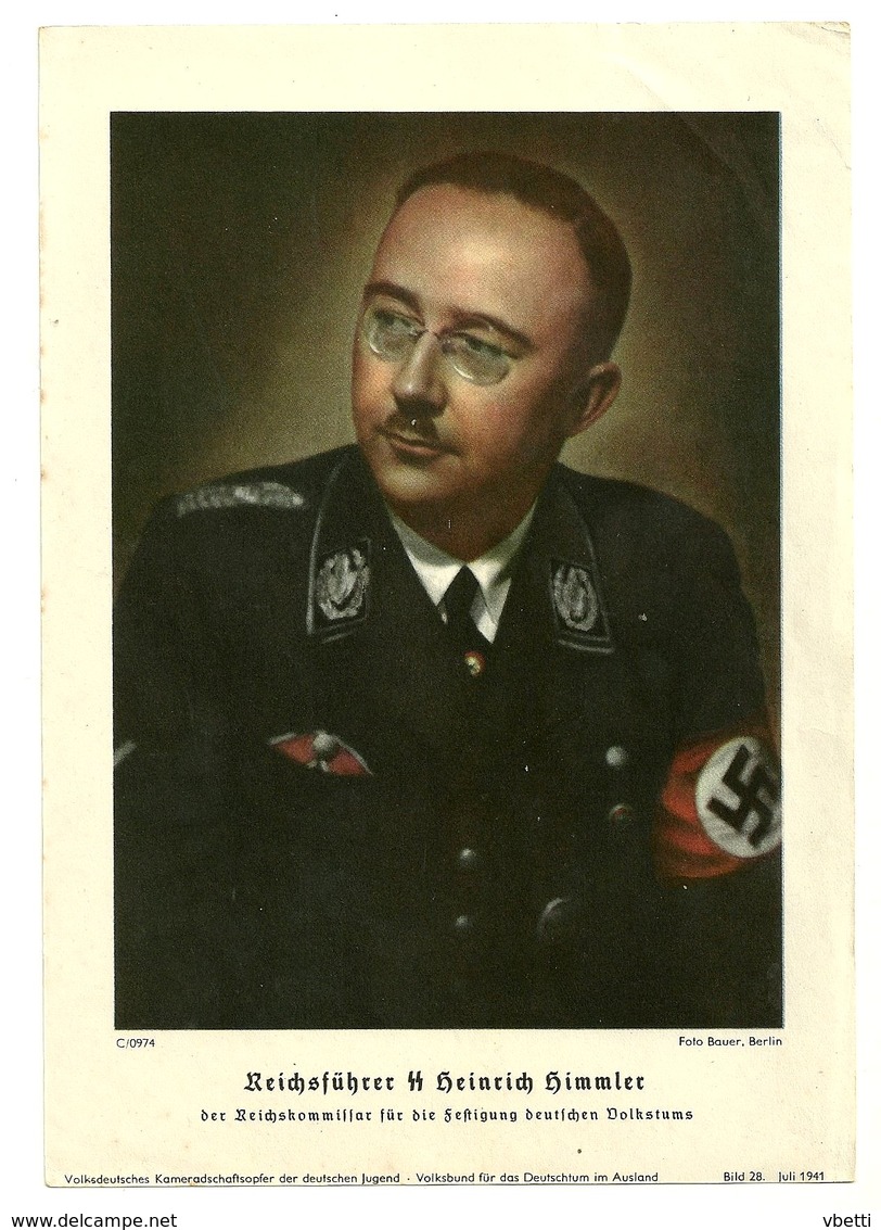 Deutsche Propaganda Material Aus Der Zweiten Weltkrieg Zeit: Reichsführer SS Heinrich Himmler - Dokumente