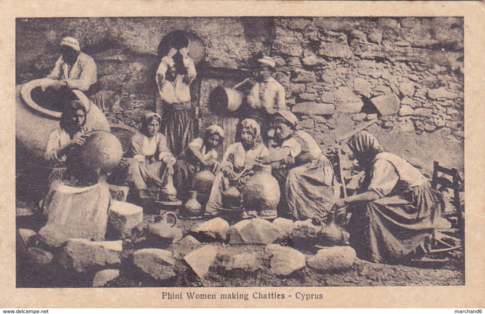 Chypre Phini Women Making Chatties Cyprus  Fabrication De Poteries - Chypre