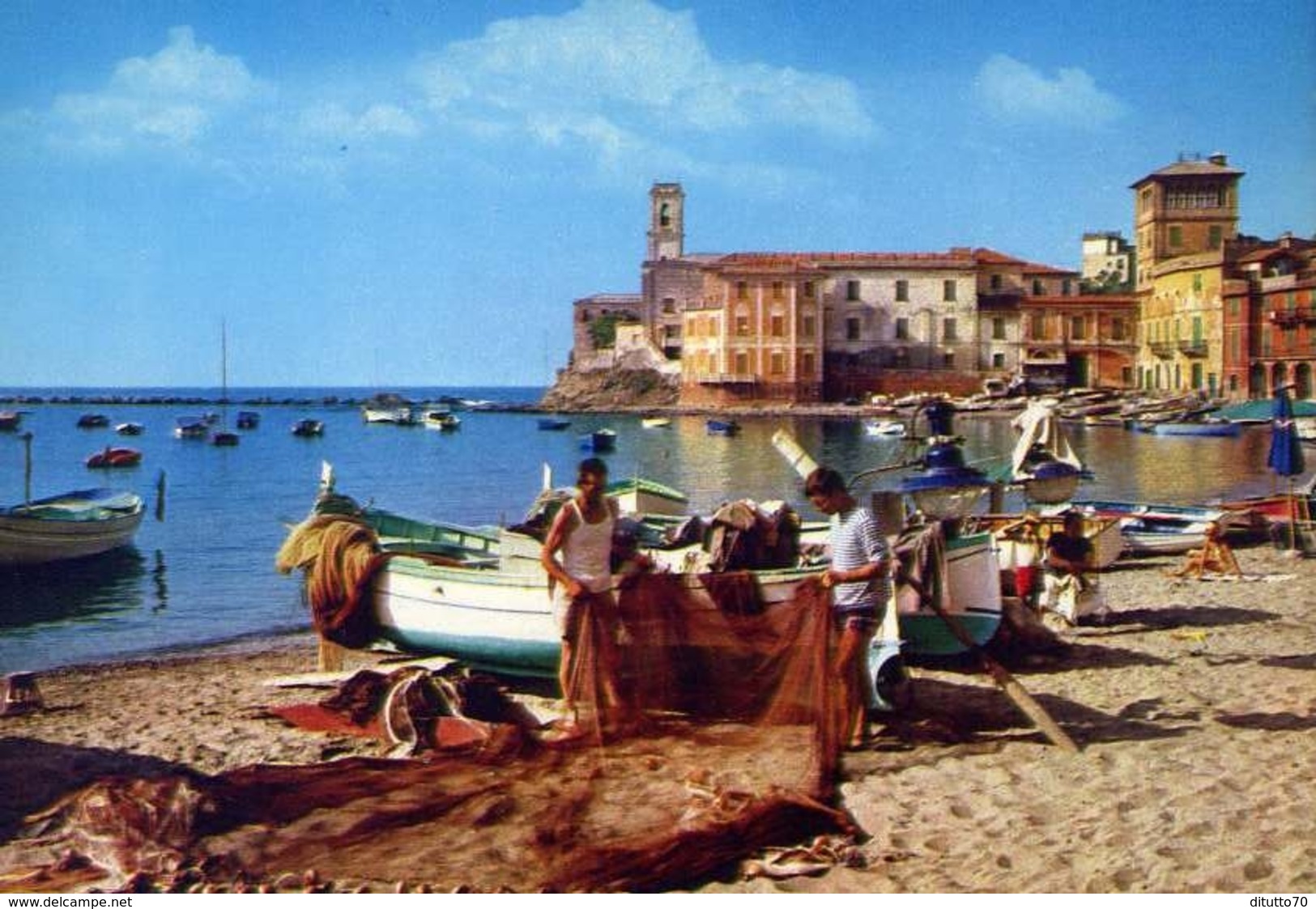 Sestri Levante - Genova - Baia Del Silenzio - La Spiaggia - Formato Grande Non Viaggiata – E 10 - Genova