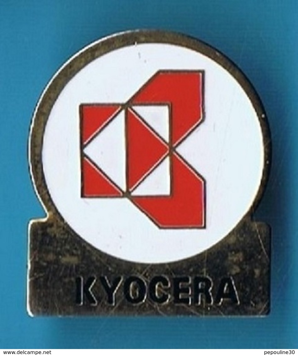 PIN'S //  ** KYOCERA / COMPOSANTS CÉRAMIQUES & ÉLECTRONIQUES ** - Informatique