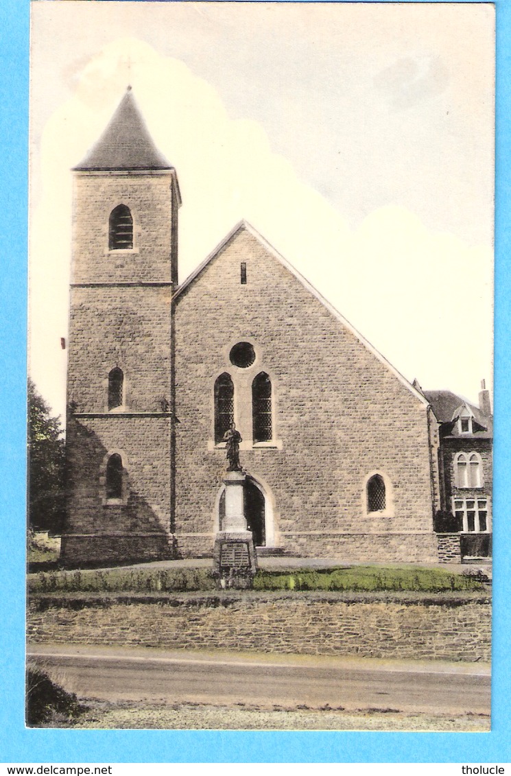 Houdremont (Gedinne)-+/-1960-L'Eglise-Edit.Collin, Epicerie-Textile, Houdremont - Gedinne