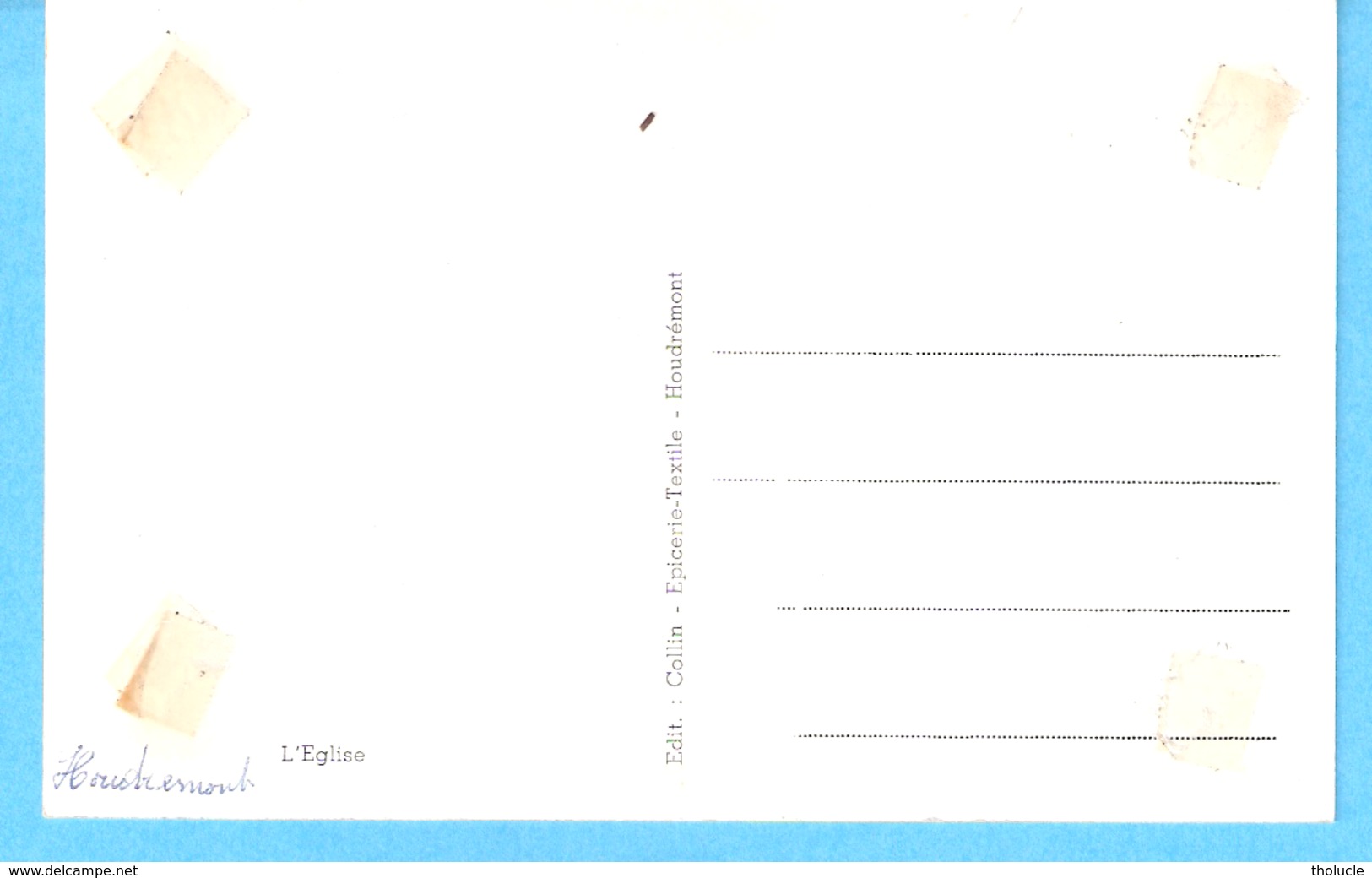 Houdremont (Gedinne)-+/-1960-L'Eglise-Edit.Collin, Epicerie-Textile, Houdremont - Gedinne