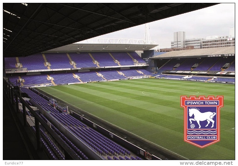 Stadium Portman Road (Ipswich Town,England) Postcard - Size: 15x10 Cm. Aprox - Fútbol