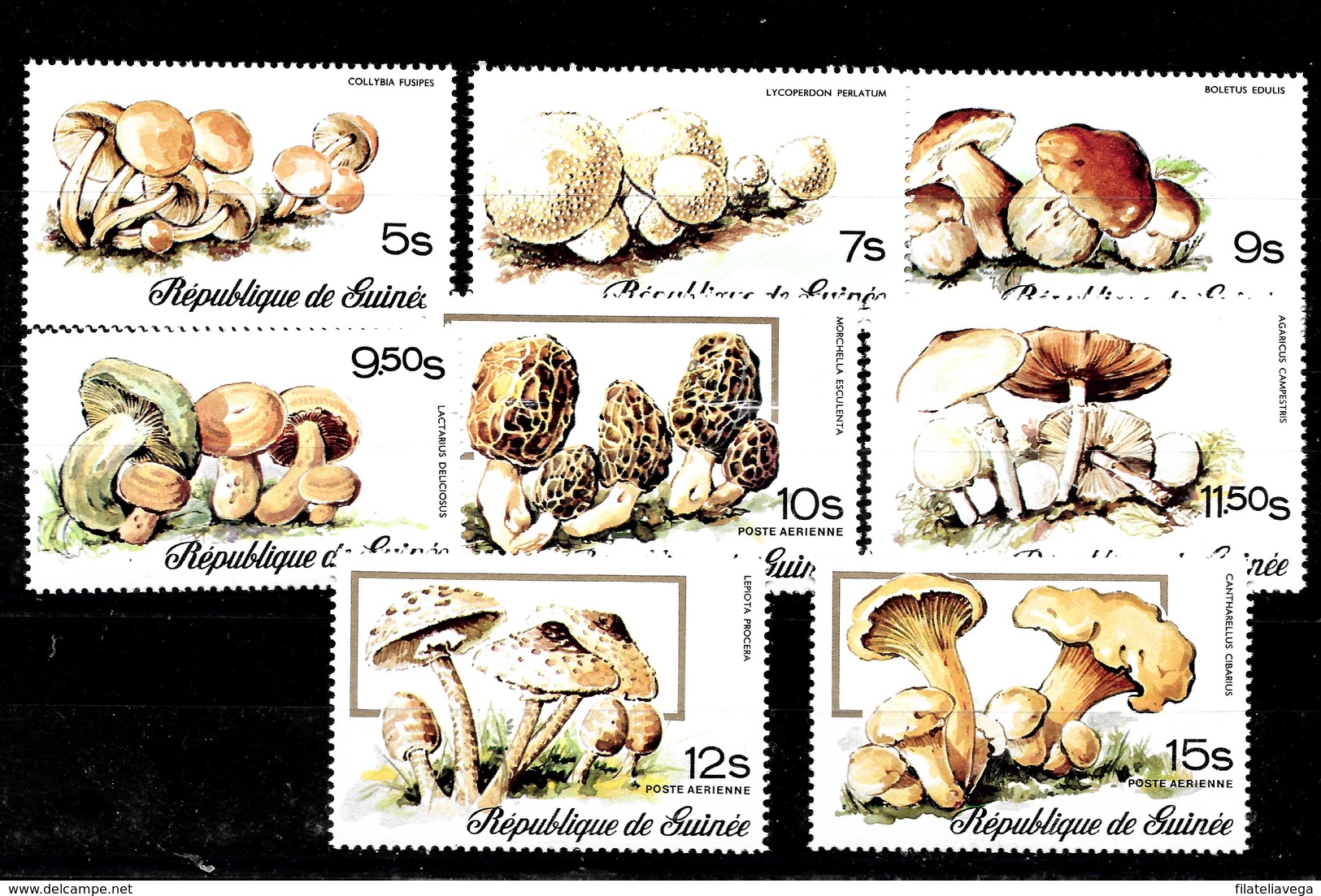 Serie De Guinea Nº Yvert 759A/06A ** SETAS (MUSHROOMS) - Hongos