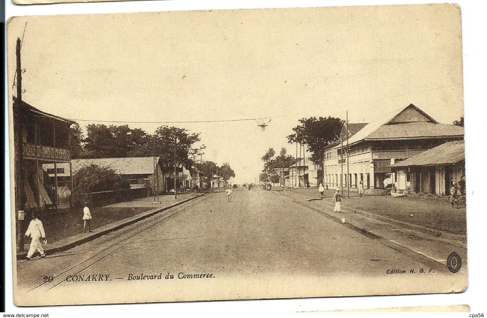 Les COLONIES - Guinée CONAKRY - Boulevard Du Commerce - Vente Directe X - Guinée Française