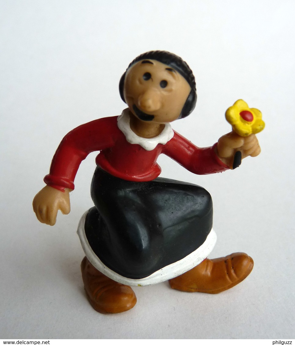 FIGURINE POPEYE - BULLY 1981 OLIVE - Autres & Non Classés