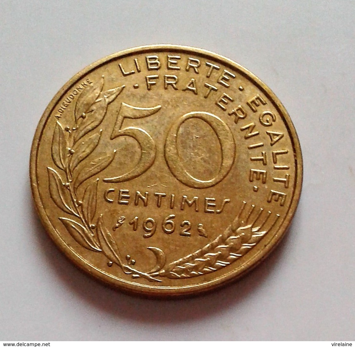 FRANCE - 50 CENTIMES LAGRIFFOUL 1962.. 3 PLIS  (B05 16) - 50 Centimes