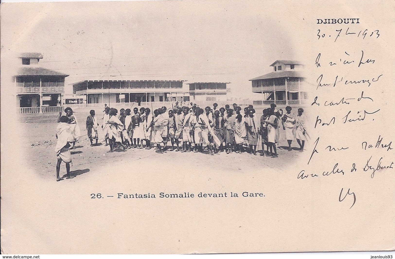 COTE DES SOMALIS - CPA CARTE POSTALE 1903 - Lettres & Documents