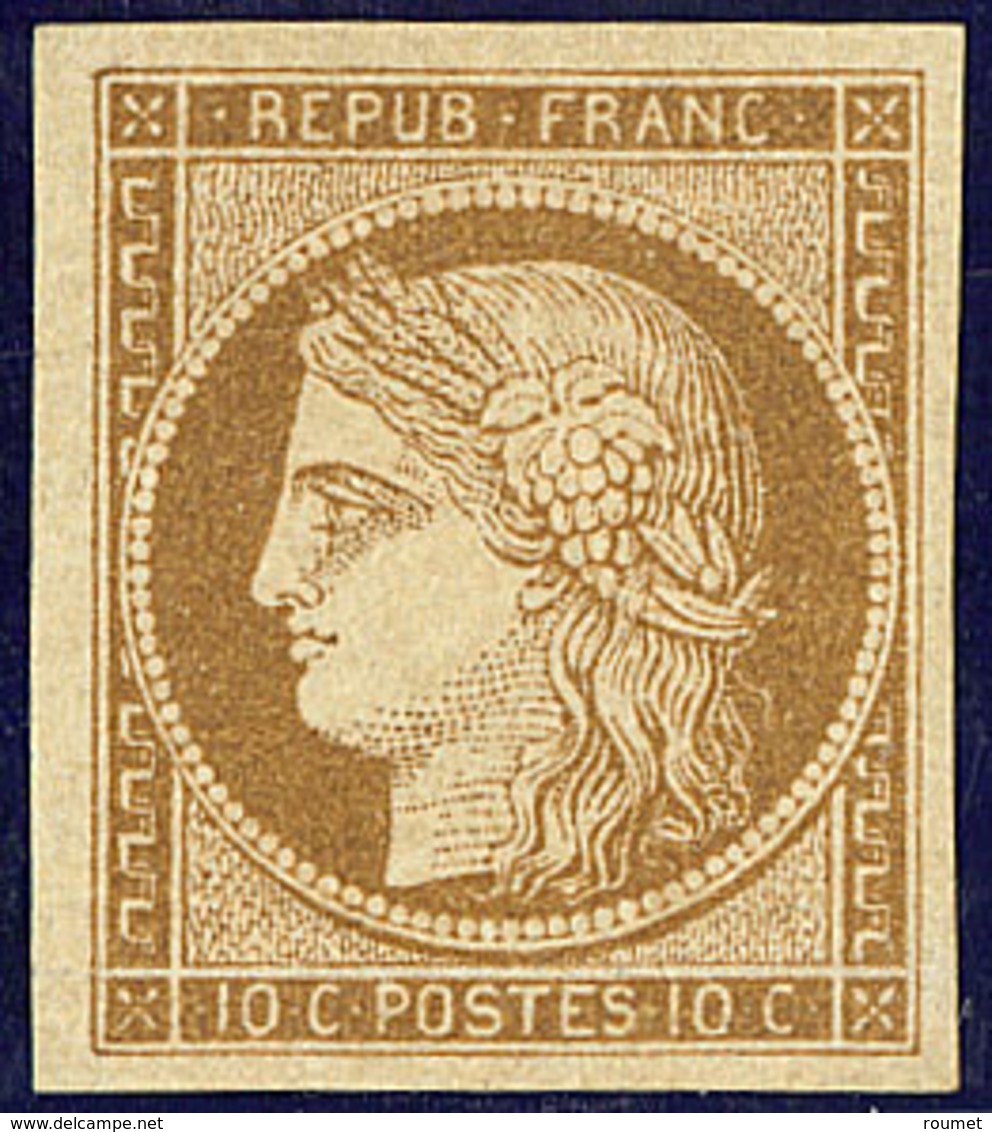 * No 1a, Bistre-brun, Jolie Pièce. - TB. - R - 1849-1850 Cérès