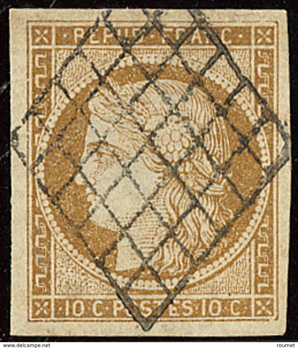 No 1b, Obl Grille, Jolie Pièce. - TB - 1849-1850 Cérès