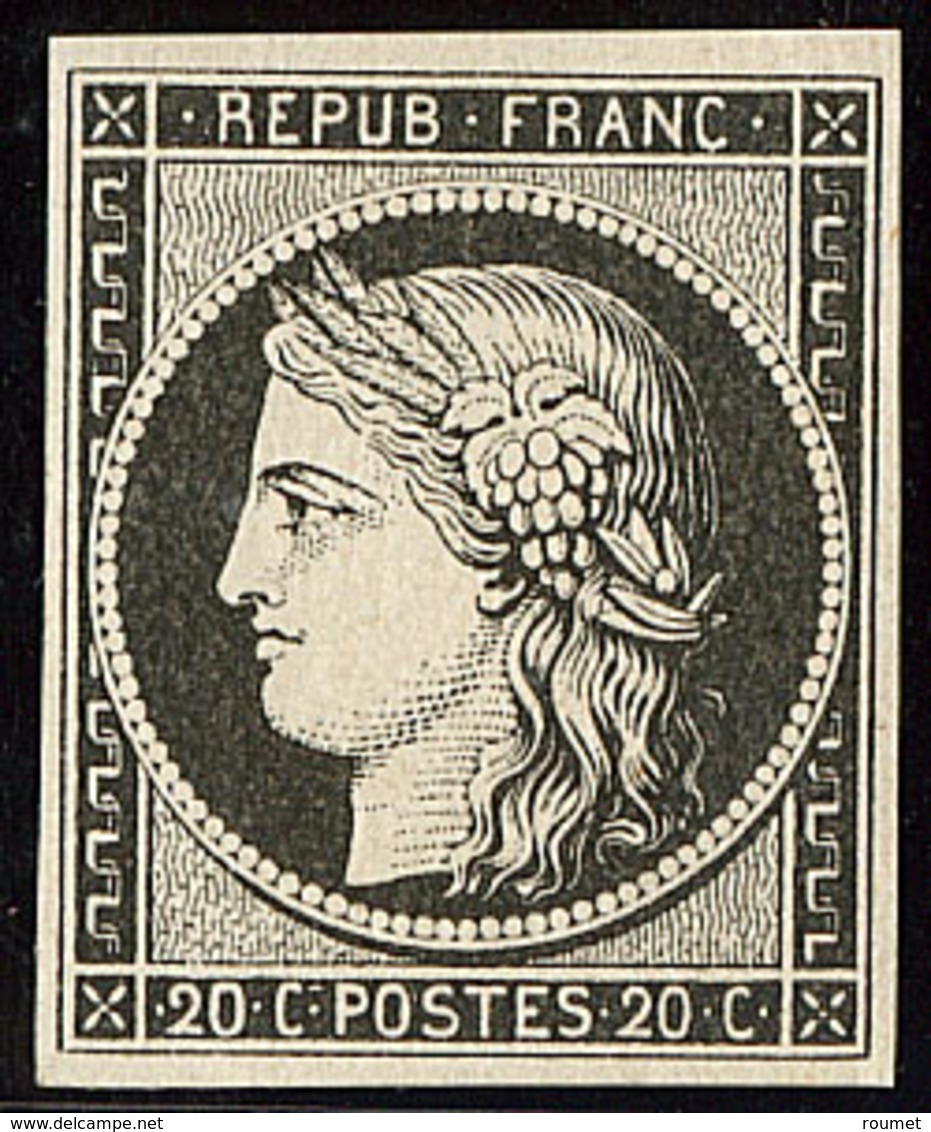 ** No 3a, Noir Sur Blanc, Très Frais. - TB - 1849-1850 Ceres