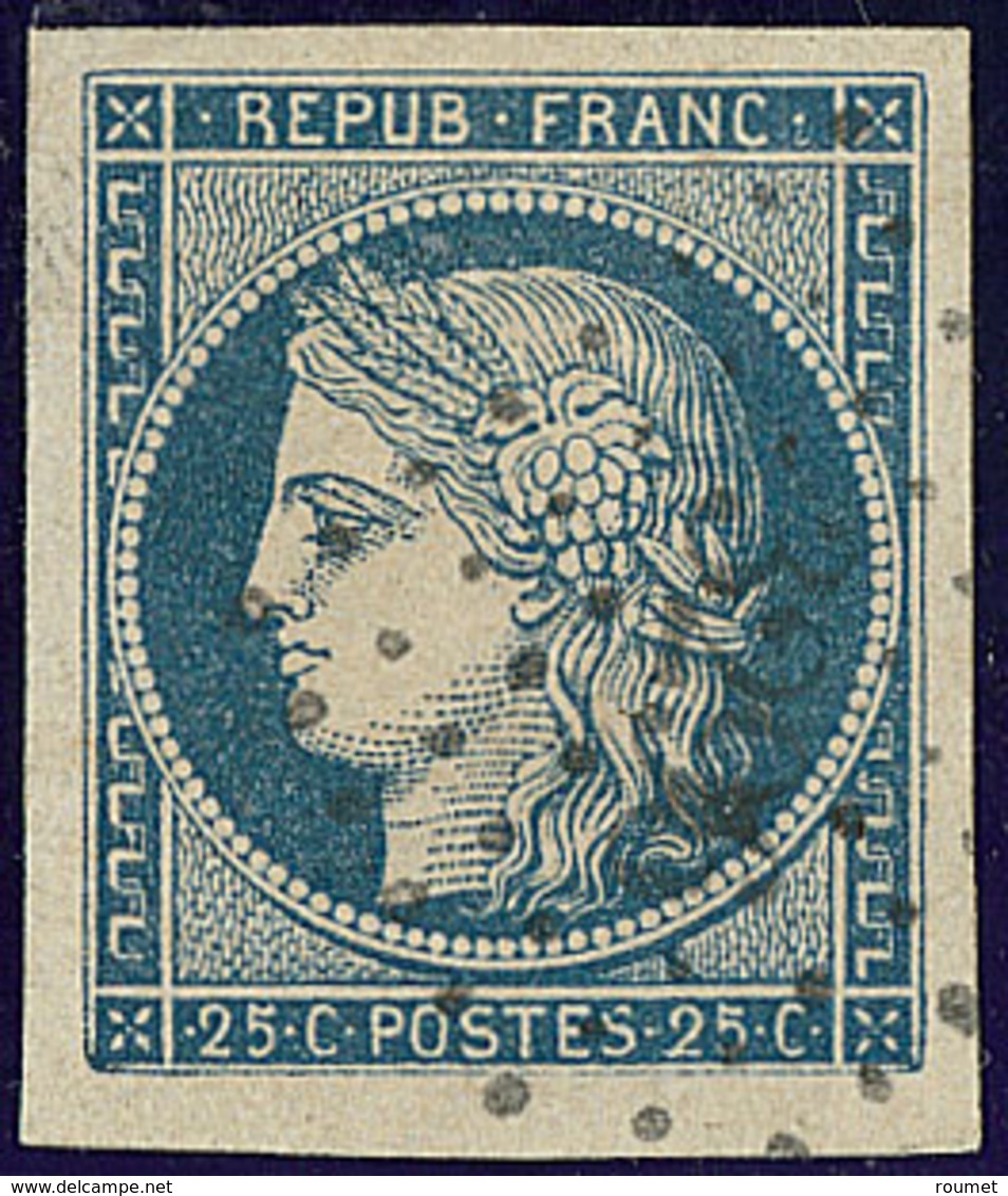 No 4, Bleu, Obl Pc 3296, Ex Choisi. - TB - 1849-1850 Cérès