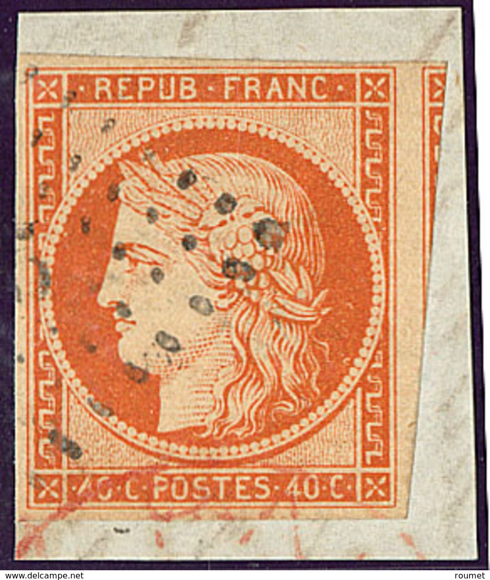 No 5, Un Voisin, Obl Pc Sur Petit Fragment. - TB - 1849-1850 Ceres