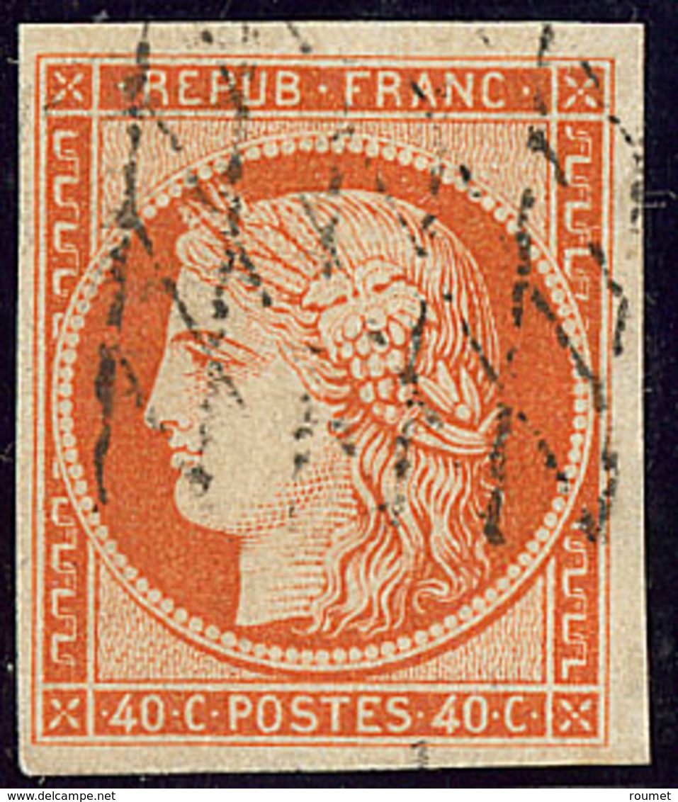 No 5a, Obl Grille Sans Fin. - TB - 1849-1850 Cérès