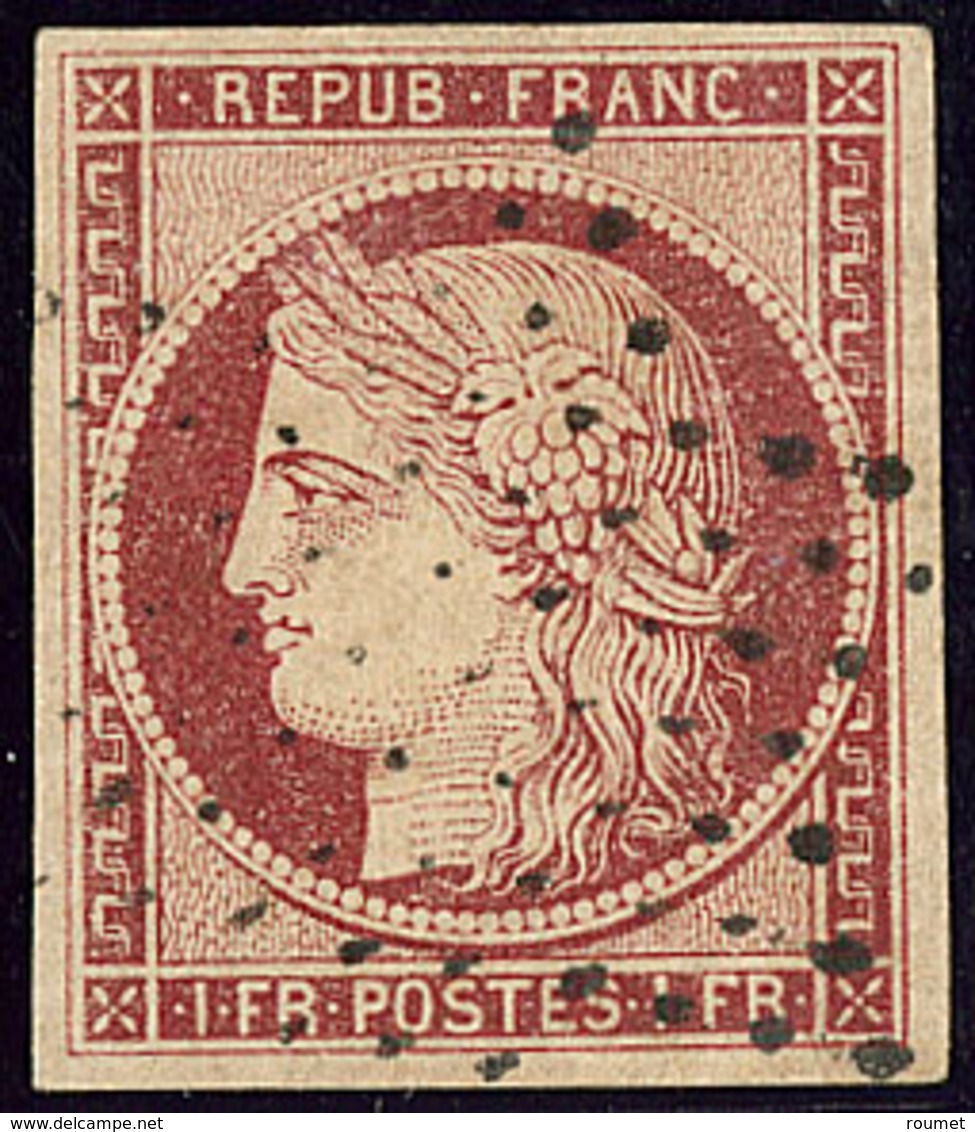 No 6, Obl étoile. - TB - 1849-1850 Ceres