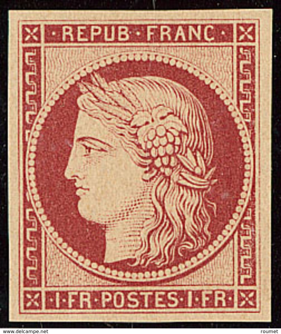 ** Réimpression. No 6f, Très Frais. - TB - 1849-1850 Ceres