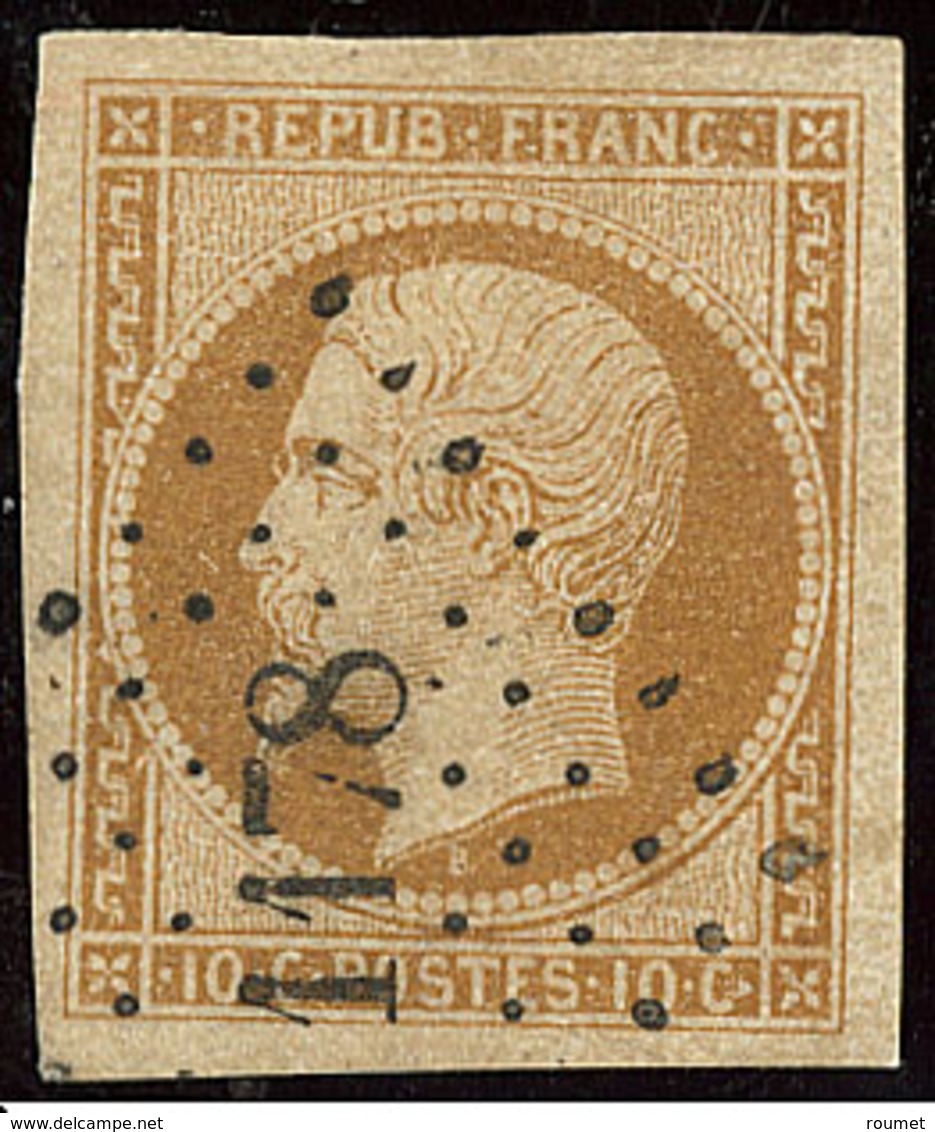 No 9a, Bistre-brun, Obl Pc 1178, Jolie Pièce. - TB. - R - 1852 Louis-Napoleon