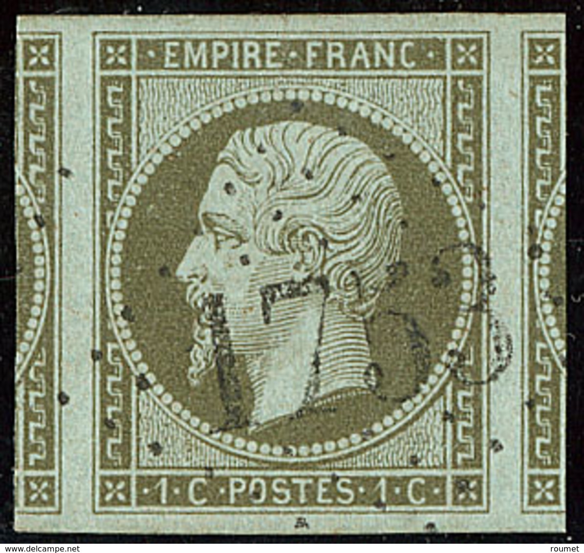 No 11, Deux Voisins, Obl Gc 1753, Ex Choisi. - TB - 1853-1860 Napoléon III.