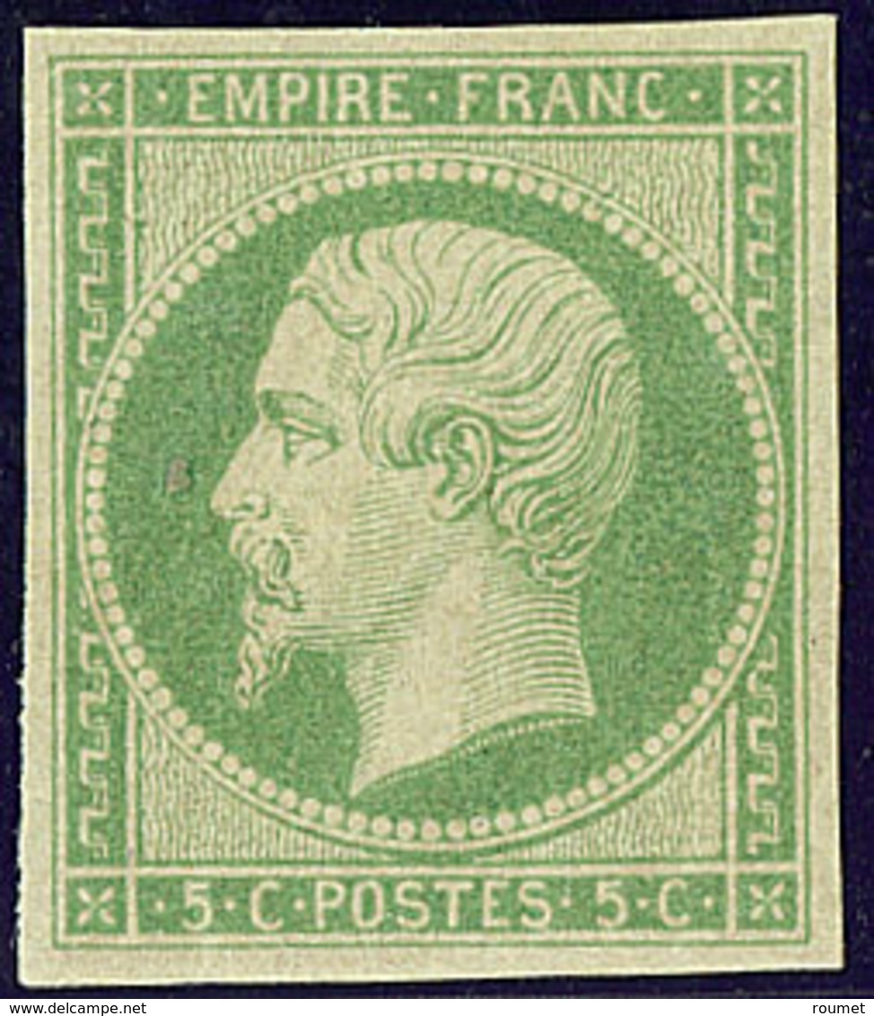 ** No 12, Vert, Très Frais. - TB. - R - 1853-1860 Napoléon III.