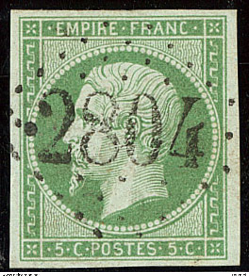 No 12, Obl Gc 2804. - TB - 1853-1860 Napoléon III