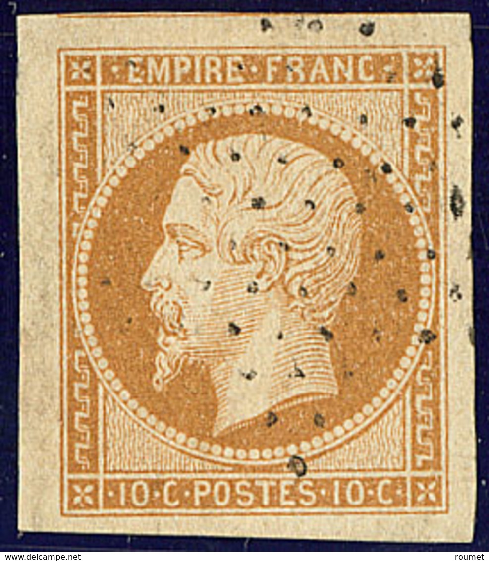 No 13A, Bistre, Un Voisin, Obl étoile, Ex Choisi. - TB - 1853-1860 Napoléon III