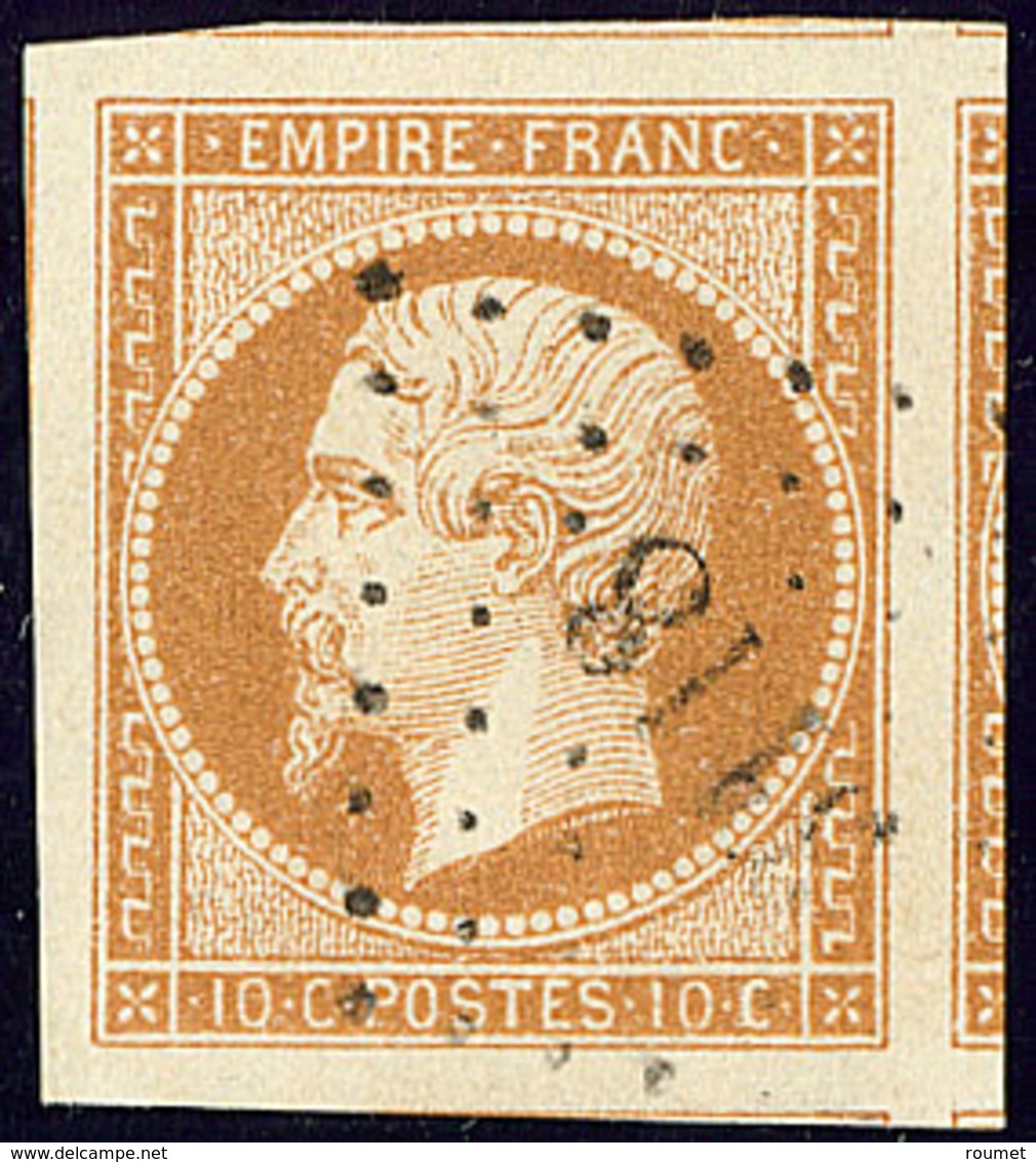 No 13Ac, Bistre-brun, Six Voisins, Superbe - 1853-1860 Napoléon III