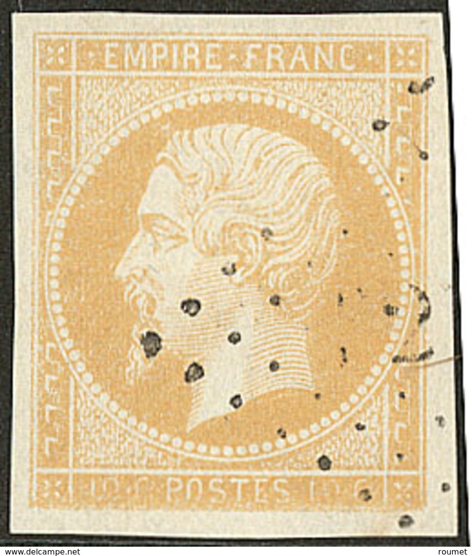 No 13Al, Citron Impression Défectueuse, Ex Choisi. - TB - 1853-1860 Napoléon III