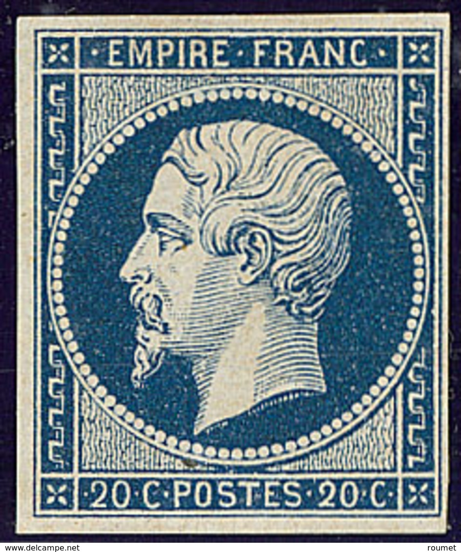 * No 14Aa, Bleu Foncé. - TB - 1853-1860 Napoleon III