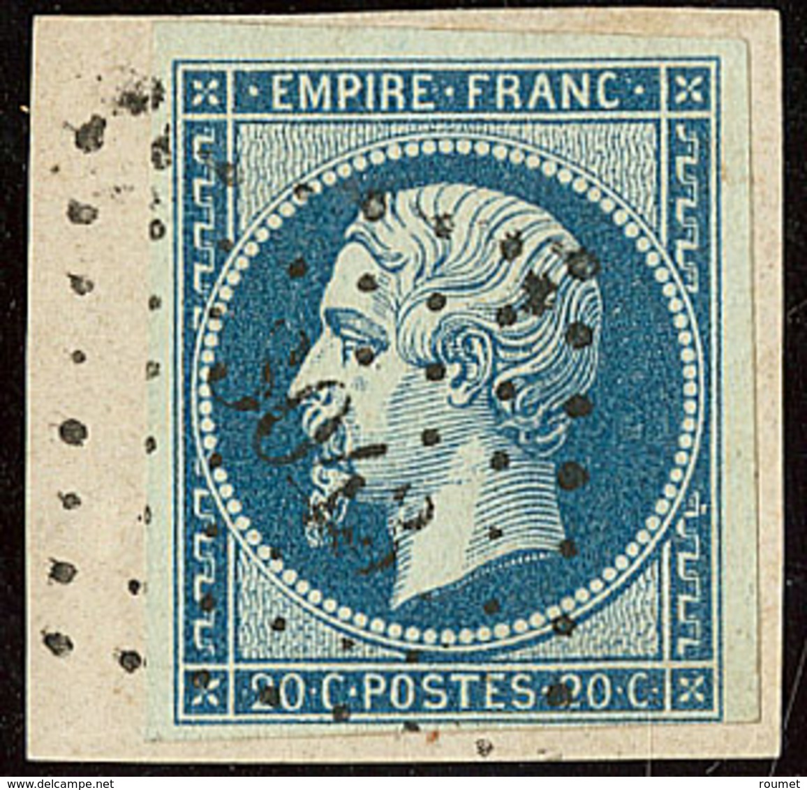 No 14Ba, Obl Pc Sur Support. - TB - 1853-1860 Napoléon III