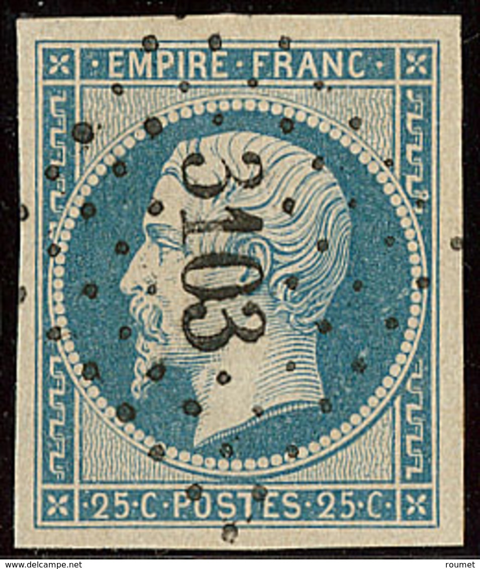 No 15, Obl Pc 3103, Jolie Pièce. - TB - 1853-1860 Napoléon III.