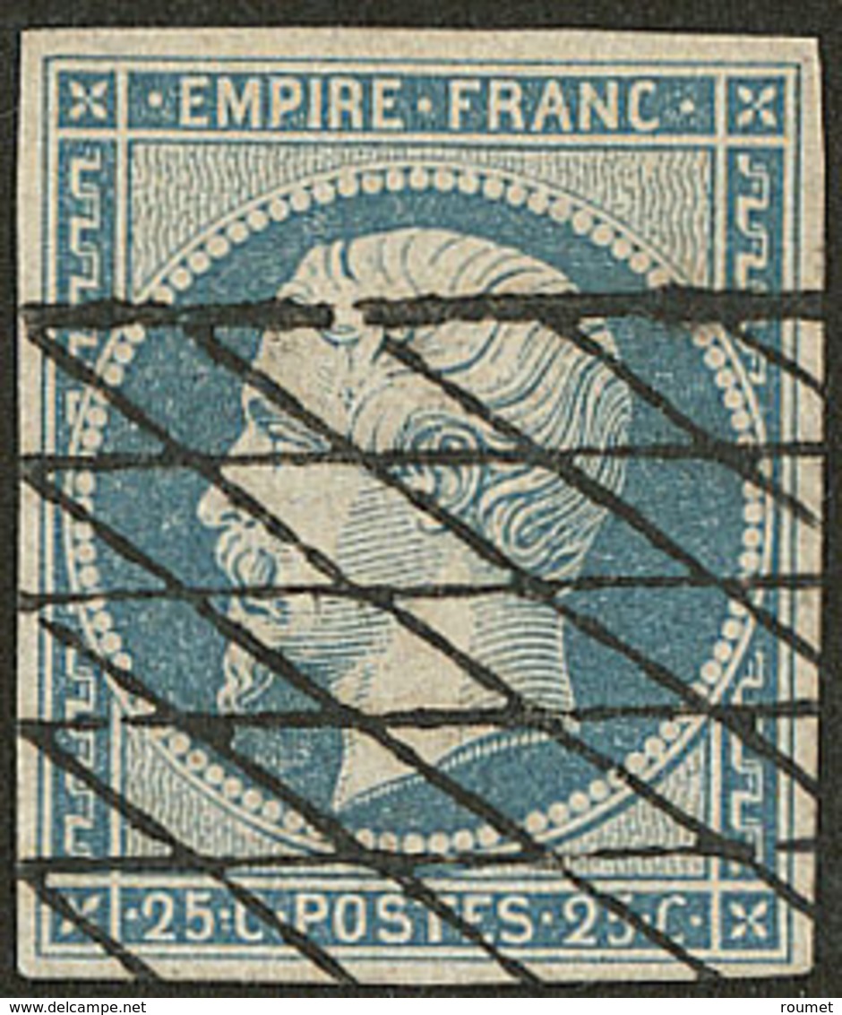 No 15, Obl Grille Sans Fin. - TB - 1853-1860 Napoléon III