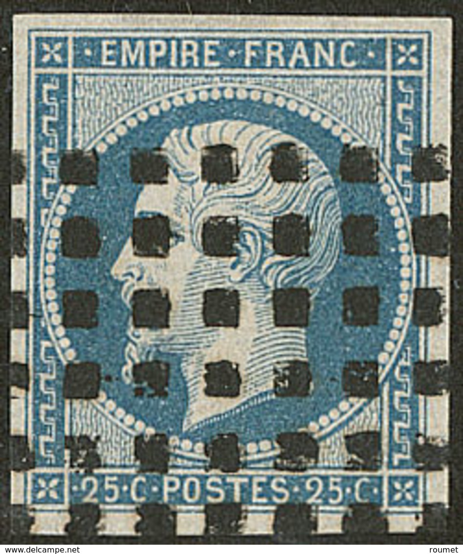 No 15, Obl Gros Points. - TB - 1853-1860 Napoléon III.