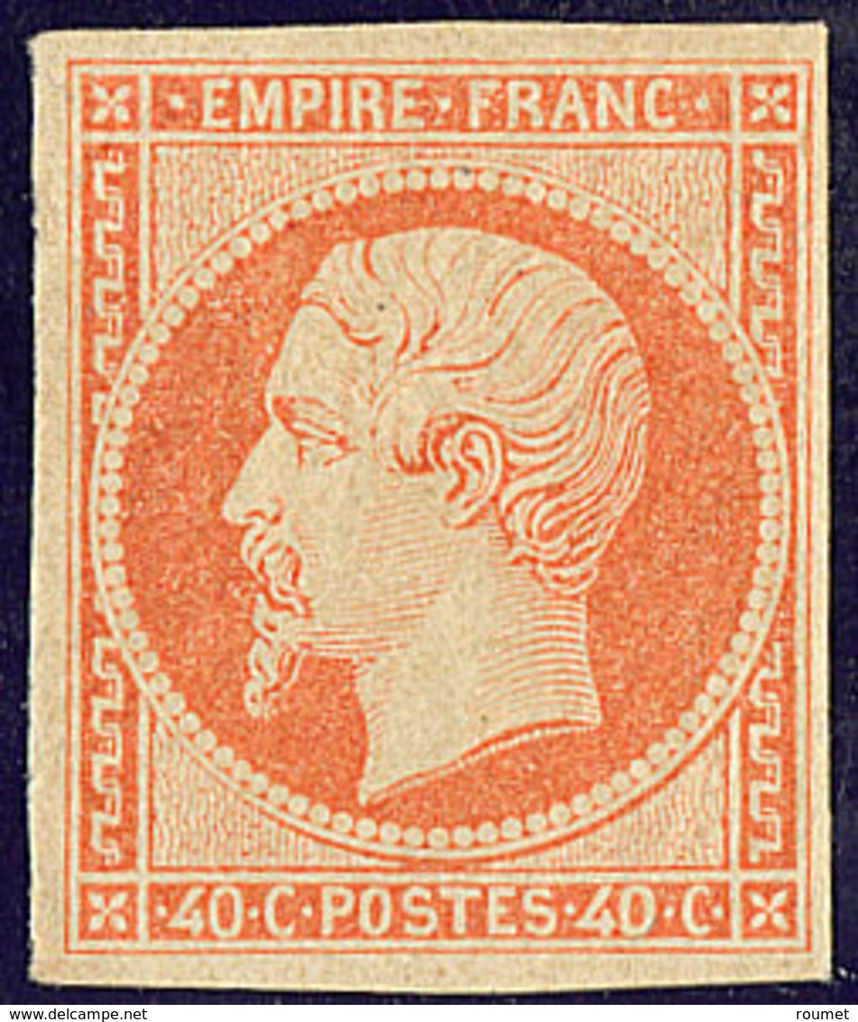 ** No 16, Orange, Superbe. - RR - 1853-1860 Napoléon III.