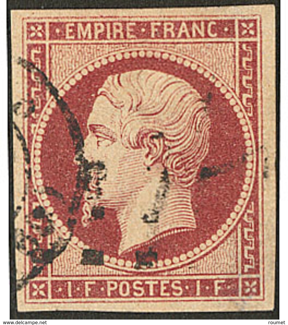 No 18, Obl Gros Points, Aminci Mais TB D'aspect. - R - 1853-1860 Napoléon III.