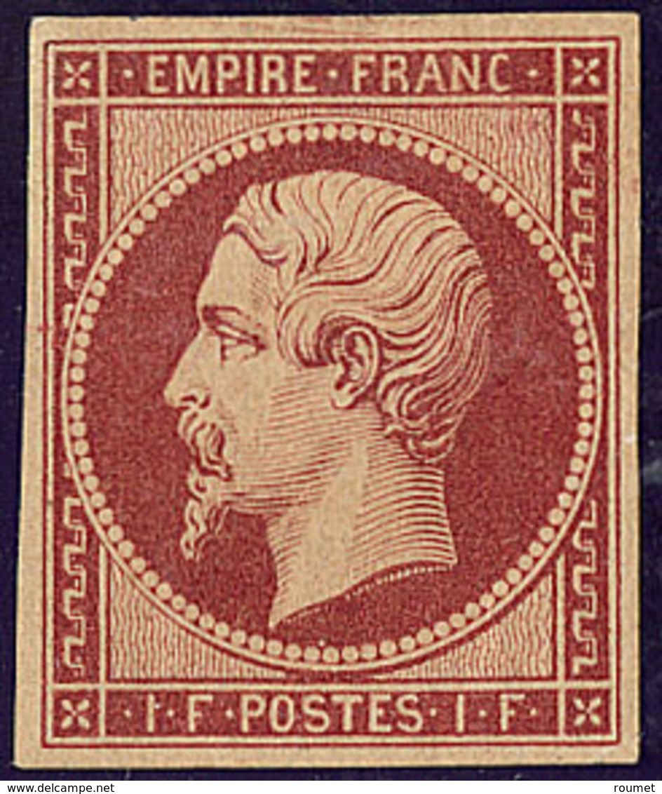 * Réimpression. No 18d, Fortes Charnières Mais TB. - R - 1853-1860 Napoleon III