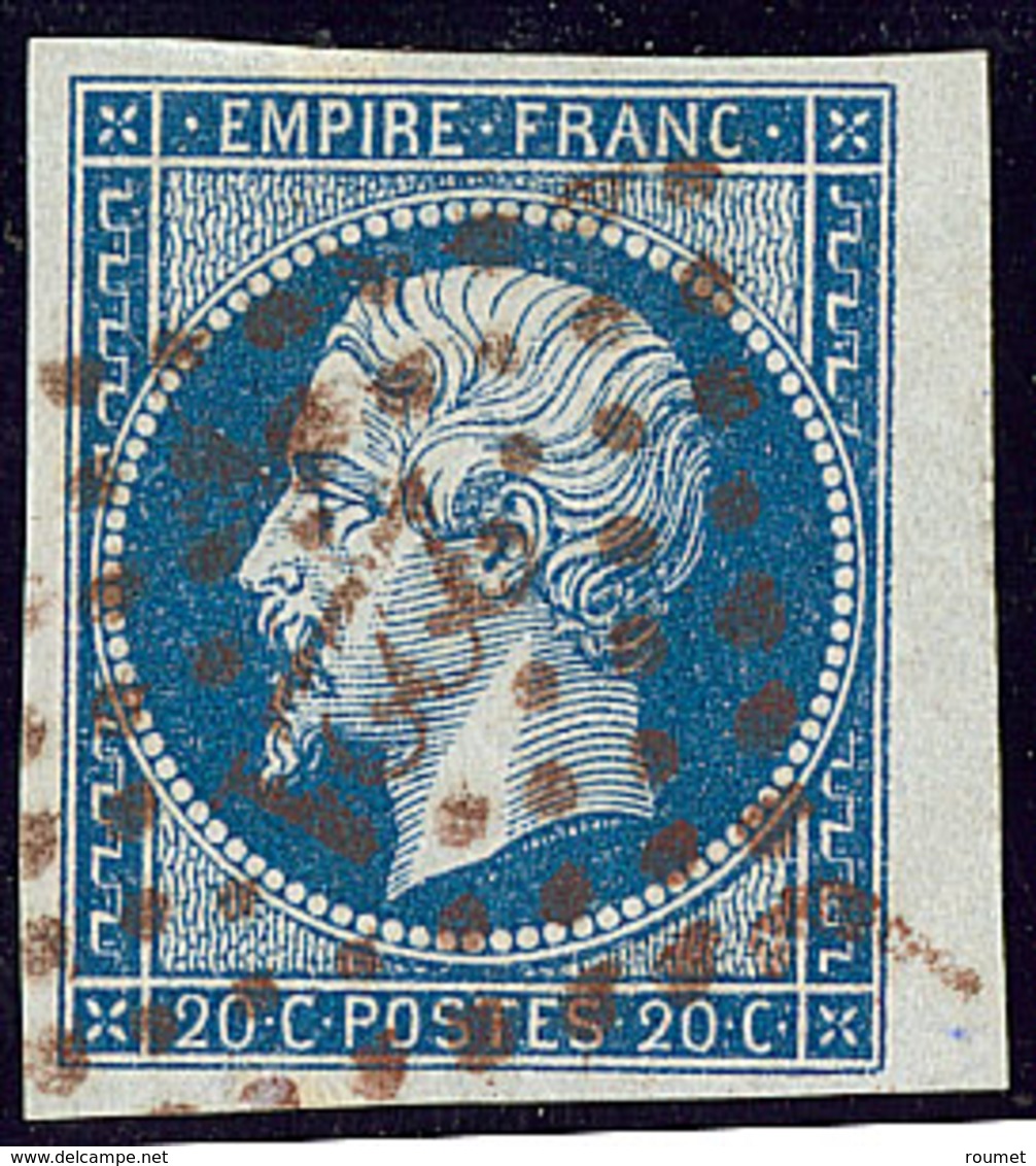 Oblitérations. Petits Chiffres. No 14A, Petit Bdf, Obl Pc 2221 Rouge. - TB - 1853-1860 Napoleon III