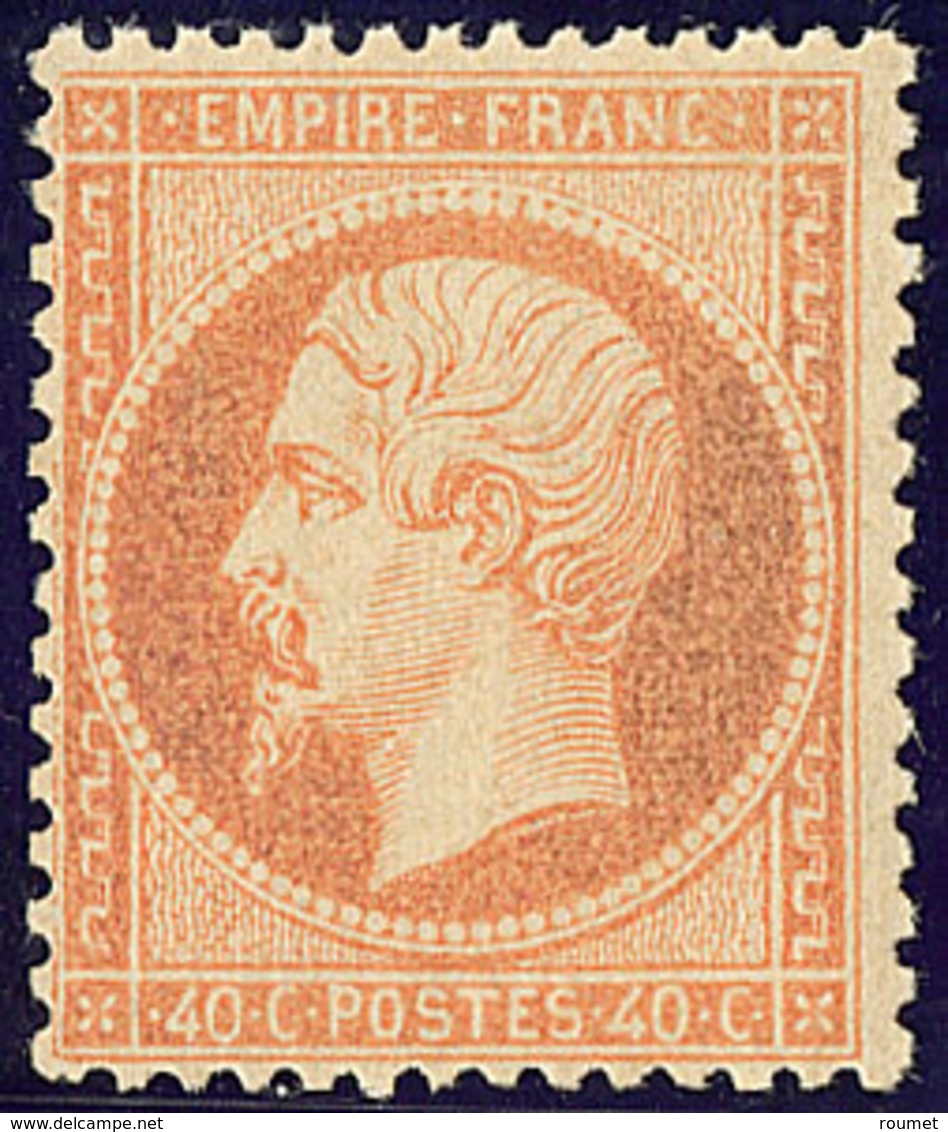 * No 23, Orange, Jolie Pièce. - TB. - R - 1862 Napoléon III