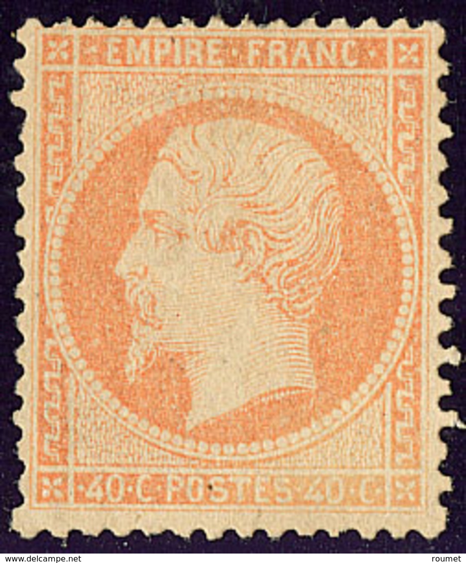 * No 23, Large Charnière Mais Très Frais Et TB. - R - 1862 Napoléon III