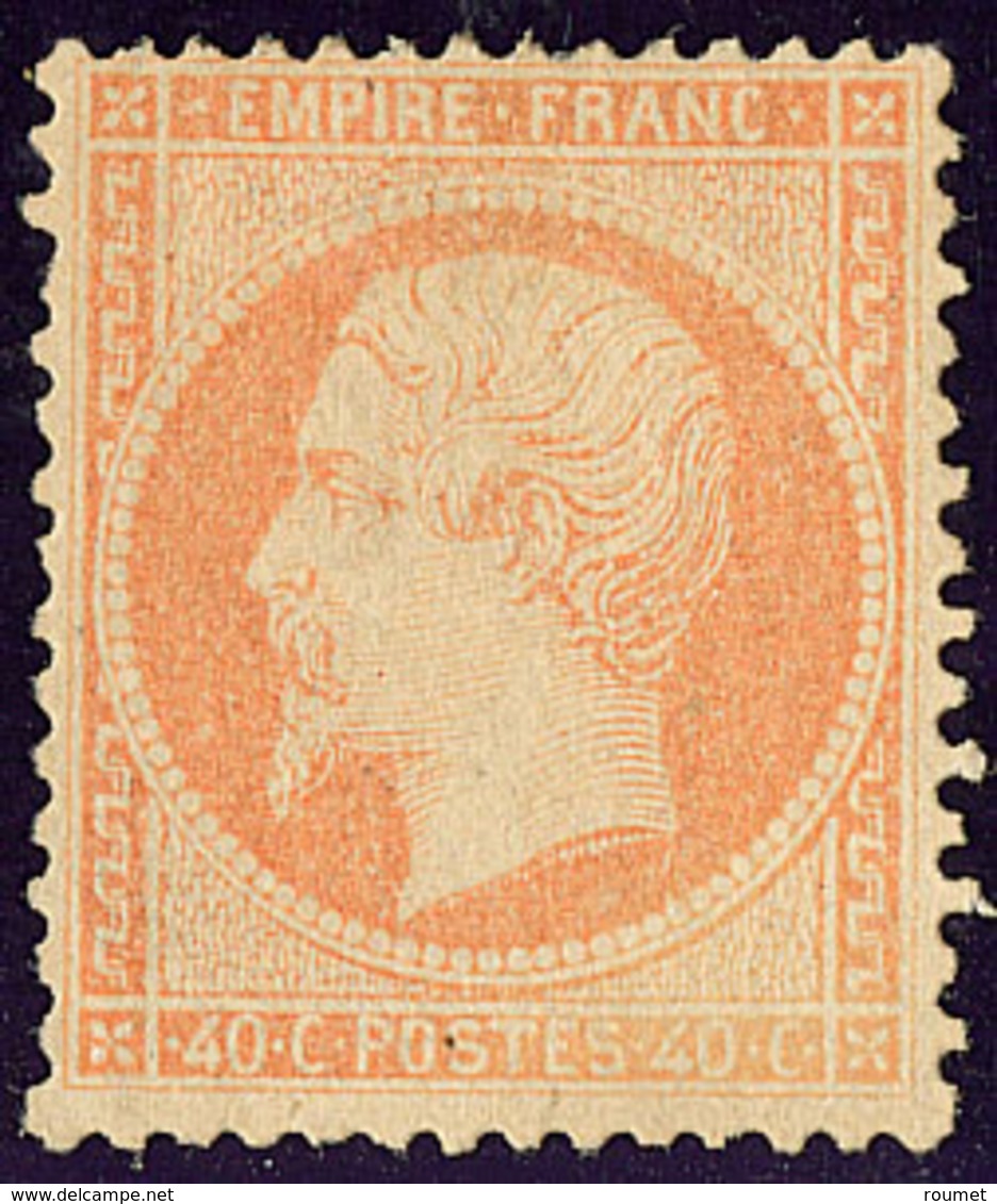 * No 23, Large Charnière Mais Très Frais Et TB. - R - 1862 Napoleon III