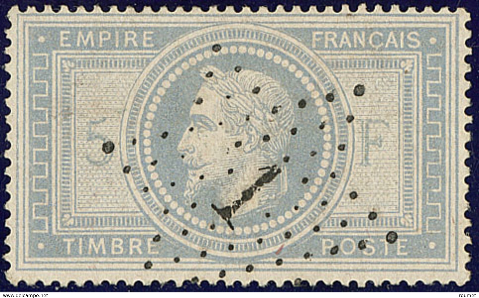No 33, Gris-violet, Obl étoile, Superbe. - R - 1863-1870 Napoléon III Lauré