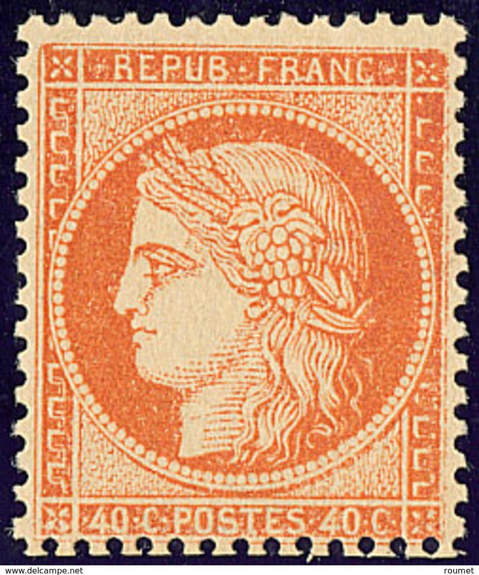 ** No 38, Orange, Très Frais. - TB - 1870 Siege Of Paris