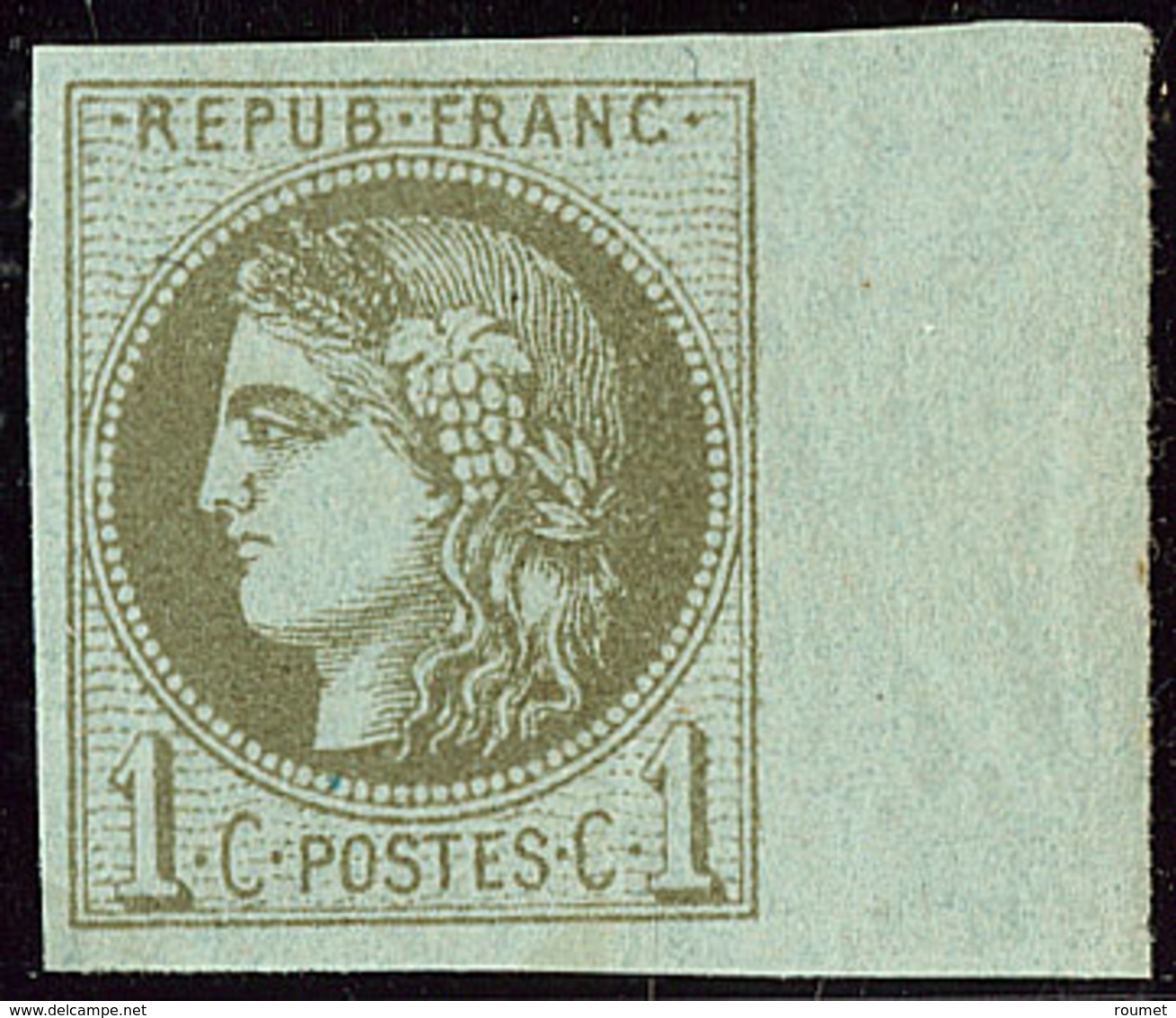 * No 39III, Olive, Bdf, Très Frais. - TB - 1870 Emission De Bordeaux