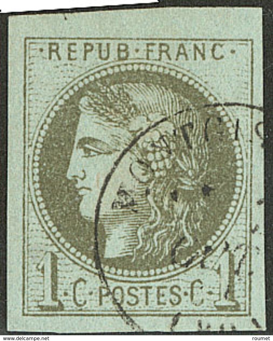 No 39IIIk, Impression Usée, Petit Bdf, Obl Cad, Très Frais. - TB - 1870 Emission De Bordeaux