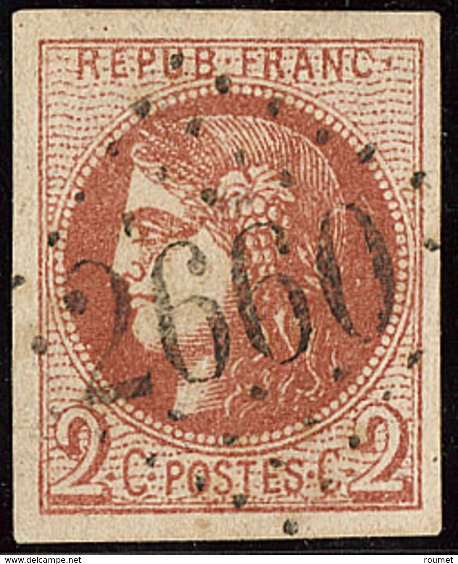 No 40II, Obl Gc 2660, Jolie Pièce. - TB - 1870 Emission De Bordeaux