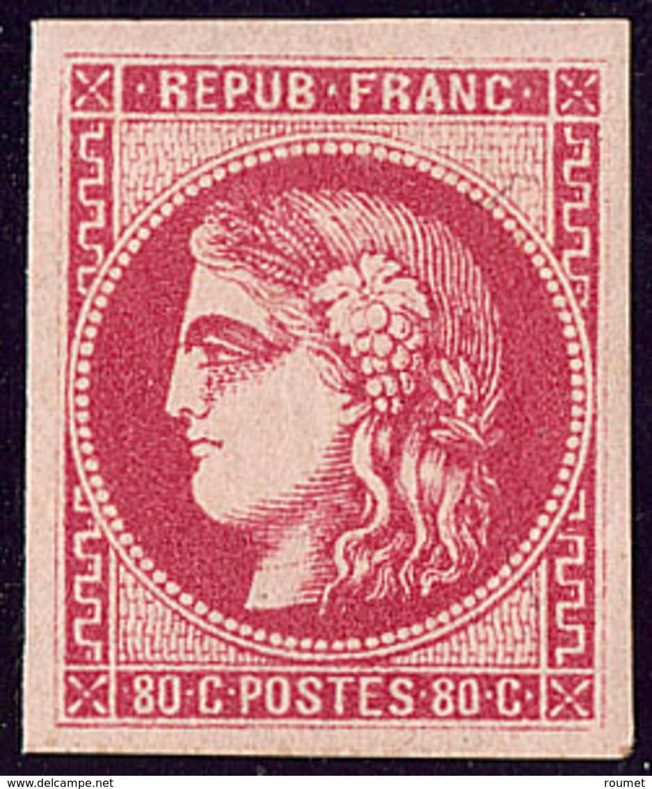* No 49b, Rose Vif, Jolie Pièce. - TB. - R - 1870 Bordeaux Printing